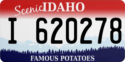 ID license plate I620278