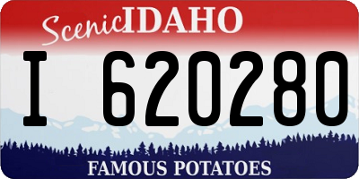 ID license plate I620280
