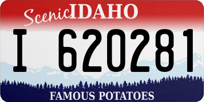 ID license plate I620281
