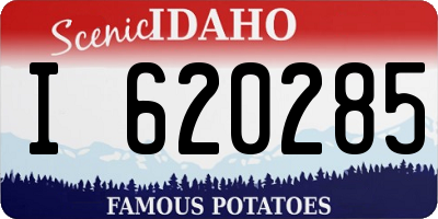 ID license plate I620285