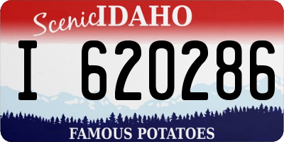 ID license plate I620286