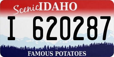 ID license plate I620287