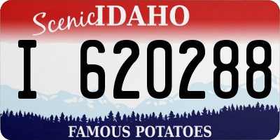 ID license plate I620288