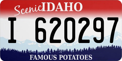 ID license plate I620297