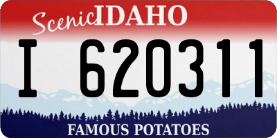 ID license plate I620311