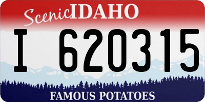 ID license plate I620315