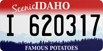 ID license plate I620317