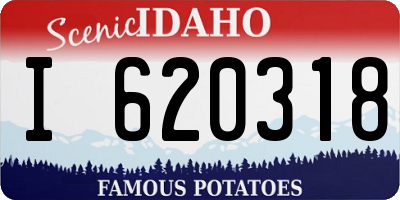 ID license plate I620318