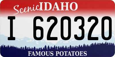 ID license plate I620320