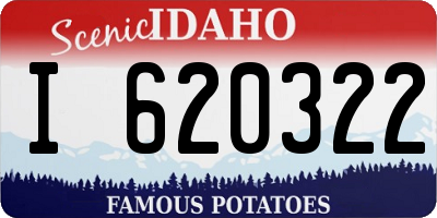 ID license plate I620322