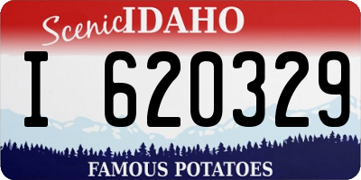 ID license plate I620329