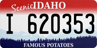 ID license plate I620353