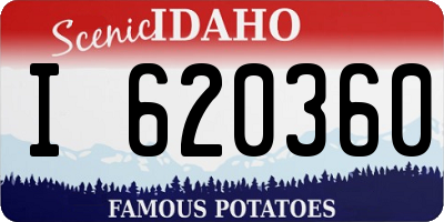 ID license plate I620360
