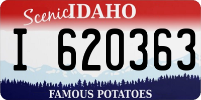 ID license plate I620363