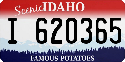 ID license plate I620365