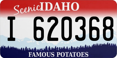 ID license plate I620368