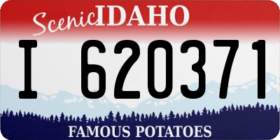 ID license plate I620371