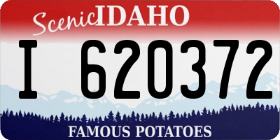 ID license plate I620372