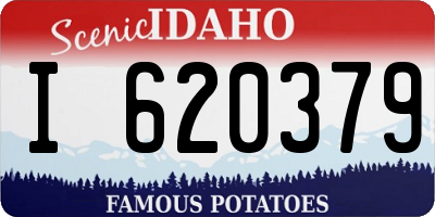 ID license plate I620379