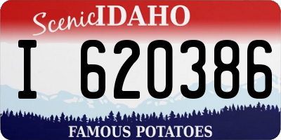 ID license plate I620386