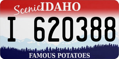 ID license plate I620388
