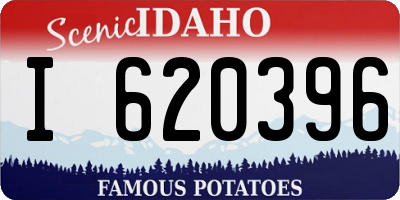 ID license plate I620396