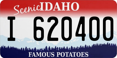ID license plate I620400