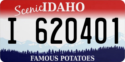 ID license plate I620401