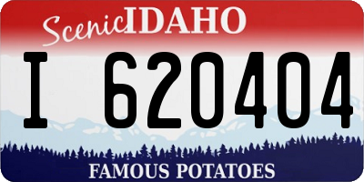 ID license plate I620404