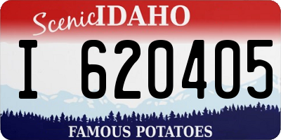 ID license plate I620405