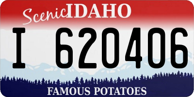 ID license plate I620406