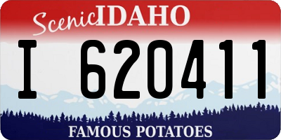 ID license plate I620411