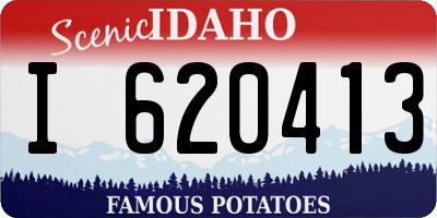 ID license plate I620413