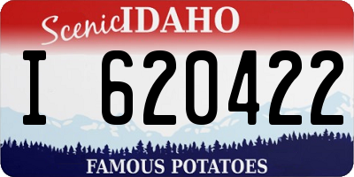 ID license plate I620422