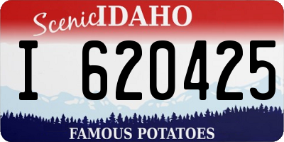 ID license plate I620425