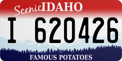 ID license plate I620426