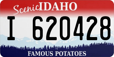 ID license plate I620428