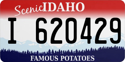 ID license plate I620429