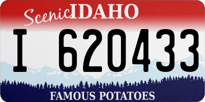 ID license plate I620433