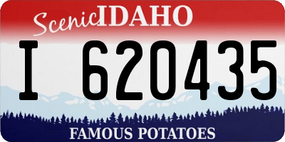 ID license plate I620435