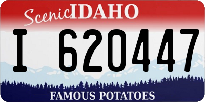 ID license plate I620447