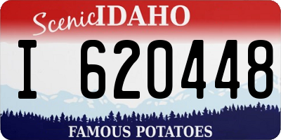 ID license plate I620448