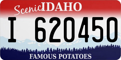 ID license plate I620450