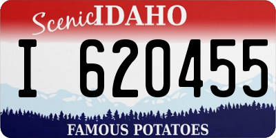 ID license plate I620455