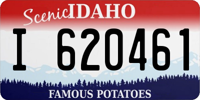 ID license plate I620461