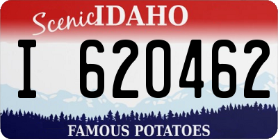 ID license plate I620462