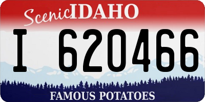 ID license plate I620466