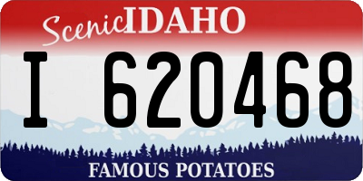 ID license plate I620468