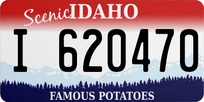 ID license plate I620470