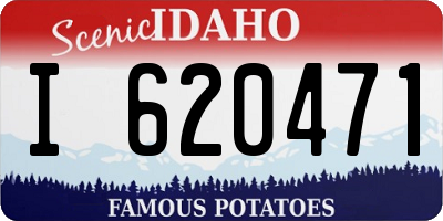 ID license plate I620471
